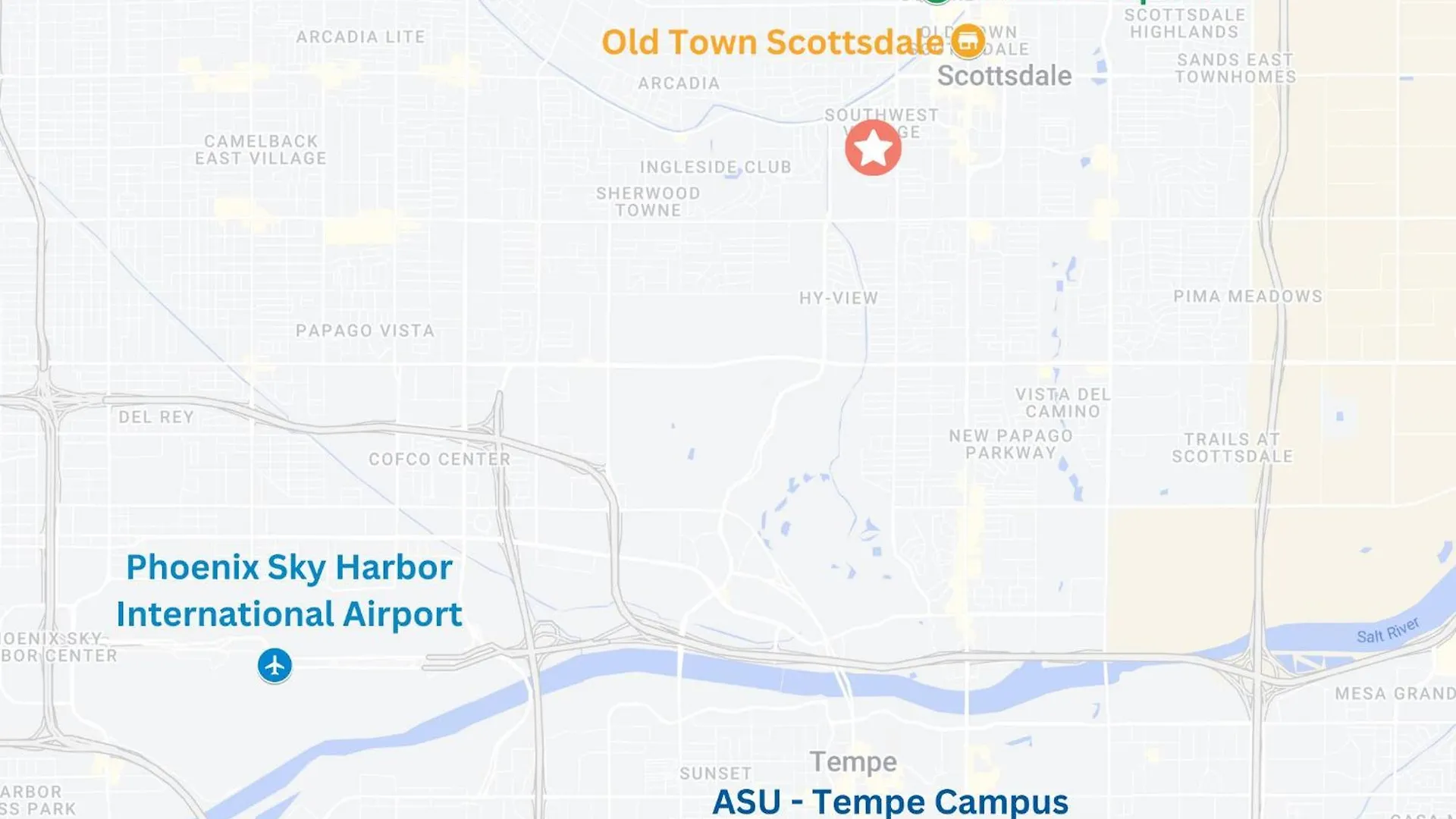 Nyaraló Brand New Home W Parking Blocks From Oldtown- 3C Scottsdale